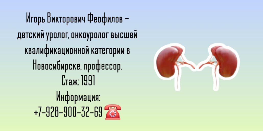 Новосибирск уролог - Феофилов Игорь Викторович