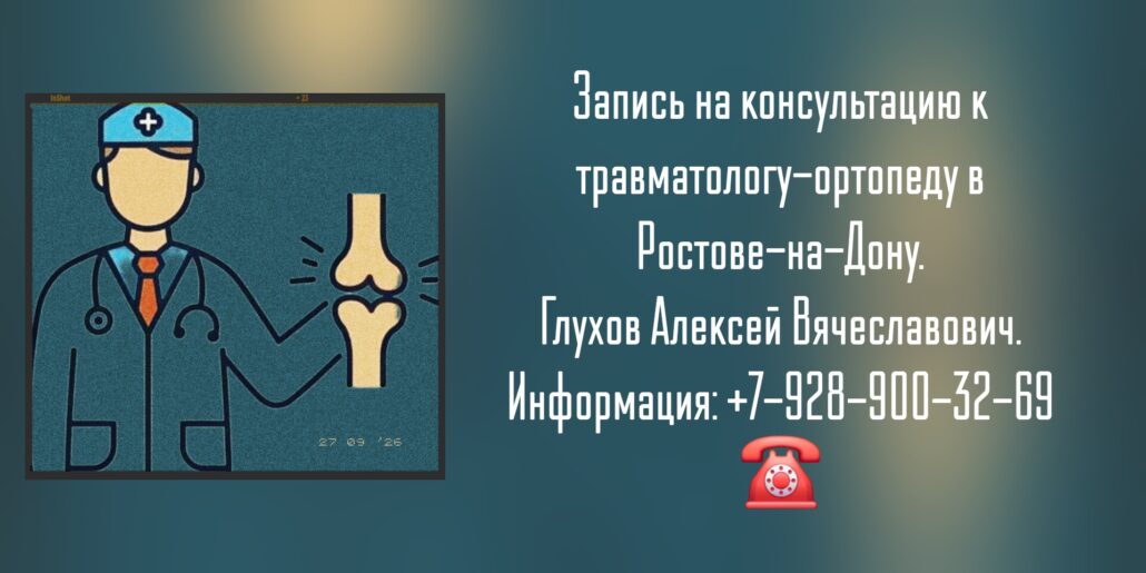 Врач травматолог-ортопед Ростов - Глухов Алексей Вячеславович 